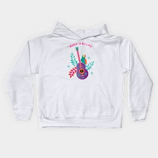 Music Is My Life Kids Hoodie